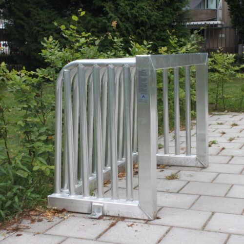 Zijaanzicht van het aluminium antivandalisme doel 1,2 × 0,8 meter voor openbare ruimte